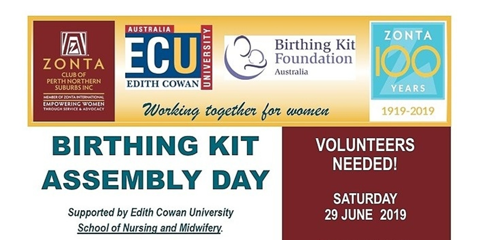 Banner image for Birthing Kits Assembly Day