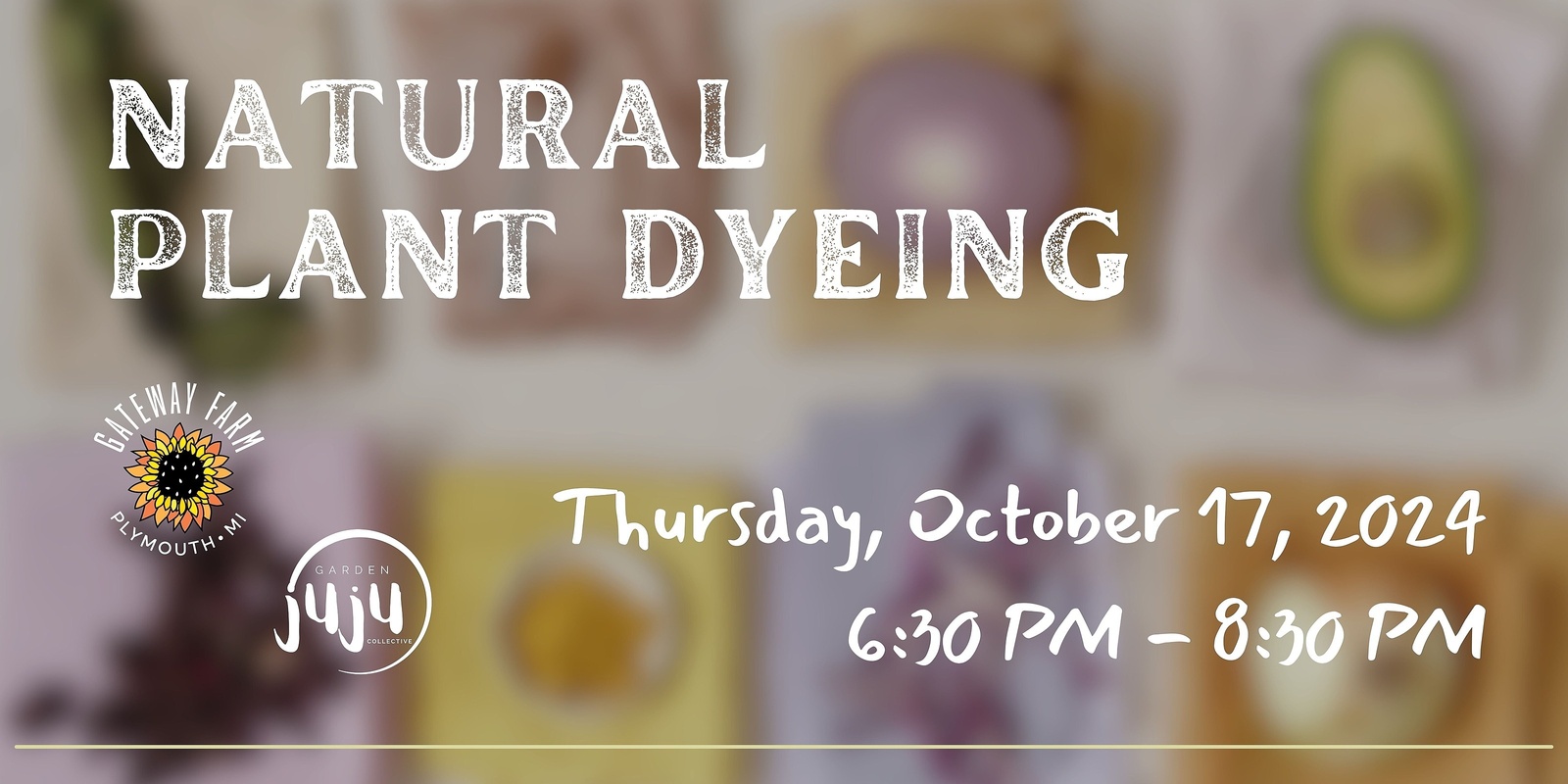 Banner image for Natural Plant Dyeing