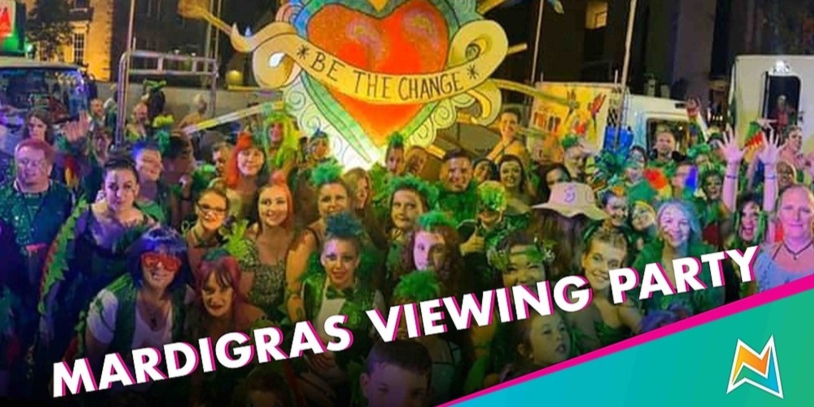 Banner image for Mardi Gras Parade Viewing Party -  Official Coastie World Pride event!