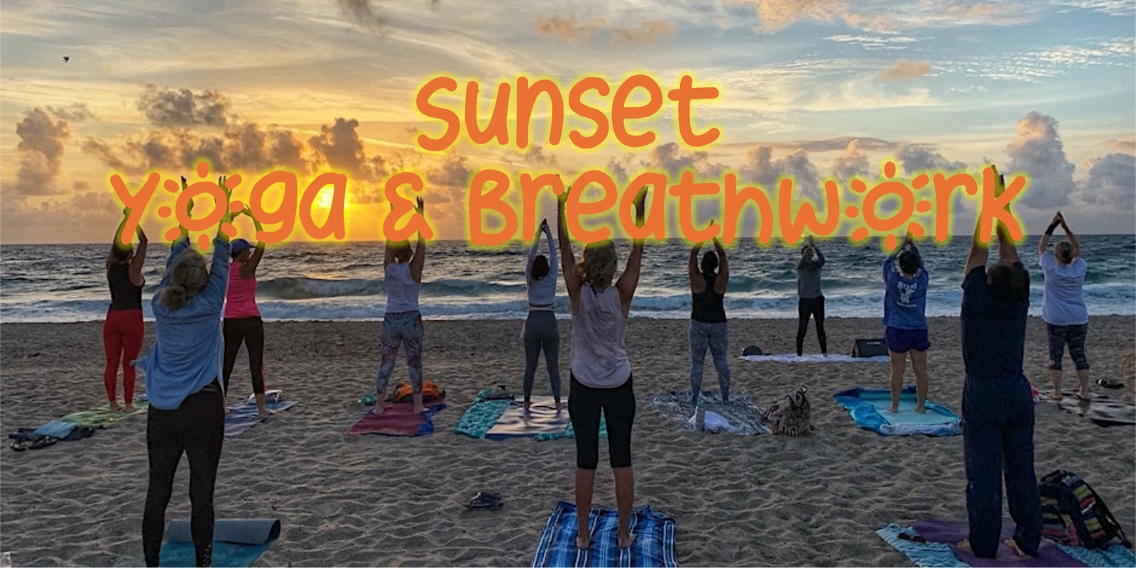 Banner image for Sunset Yoga and Breathwork on the Beach