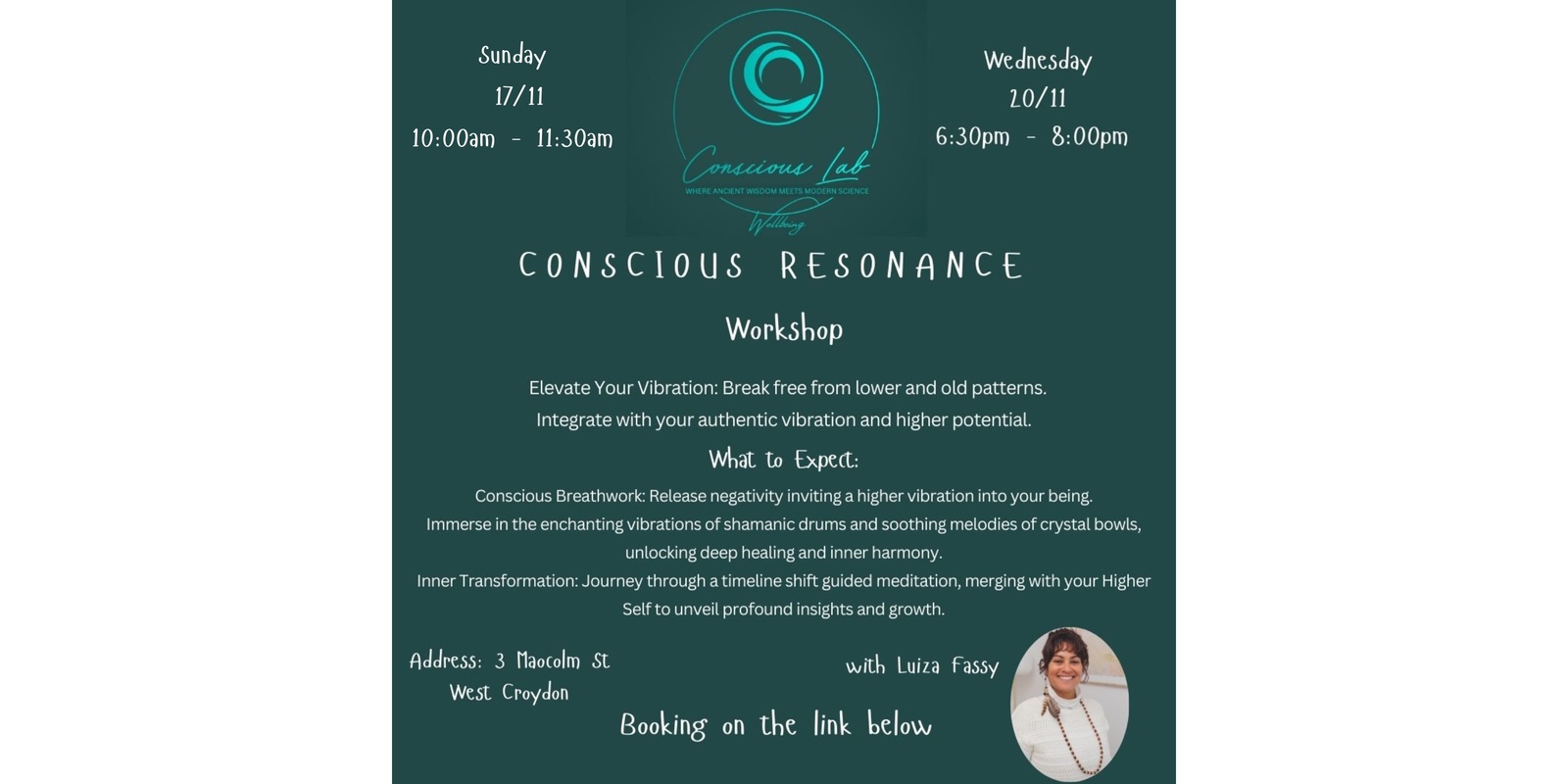 Banner image for Conscious Resonance Workshop