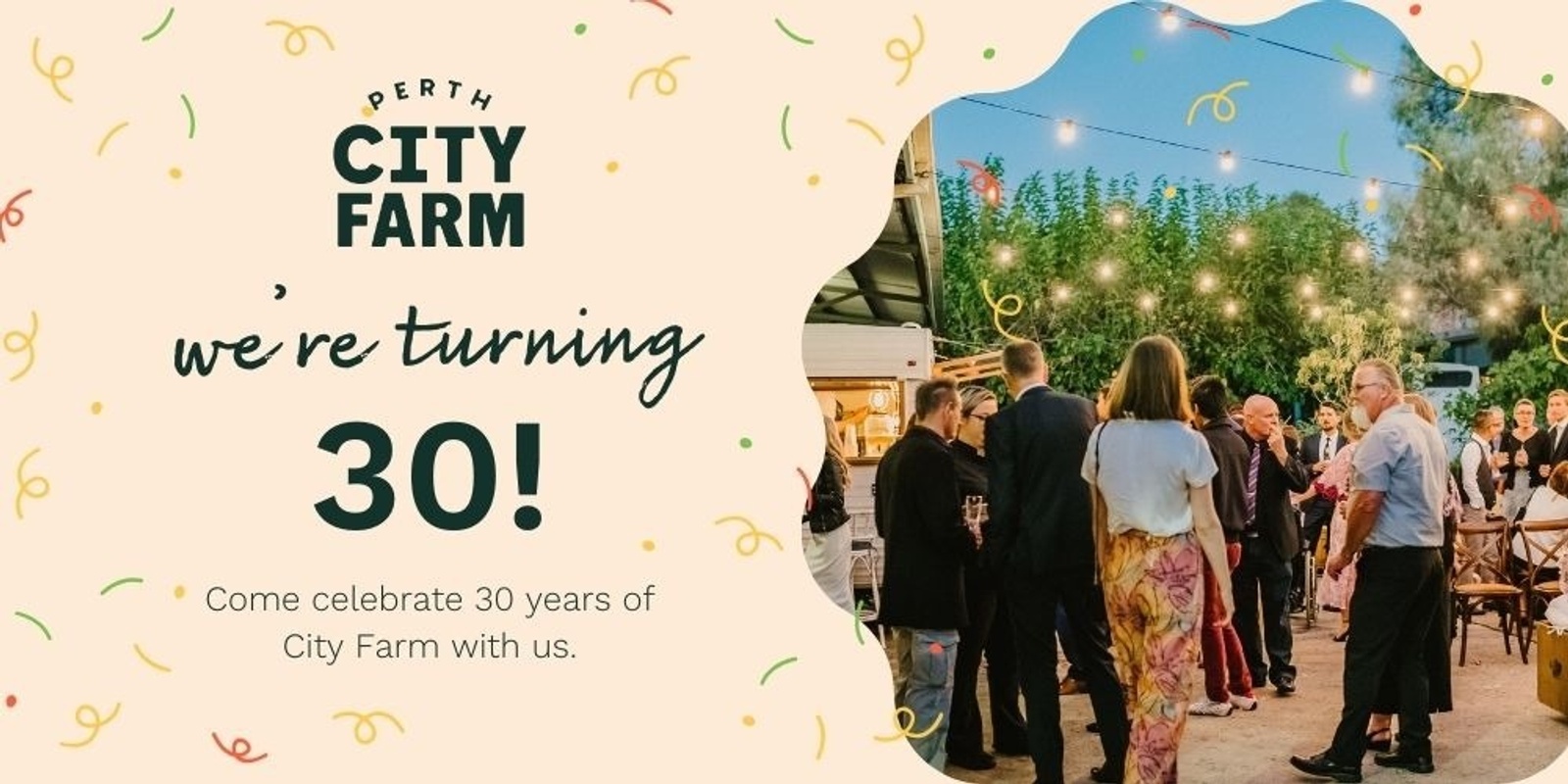 Banner image for 30th Birthday Sundowner at Perth City Farm