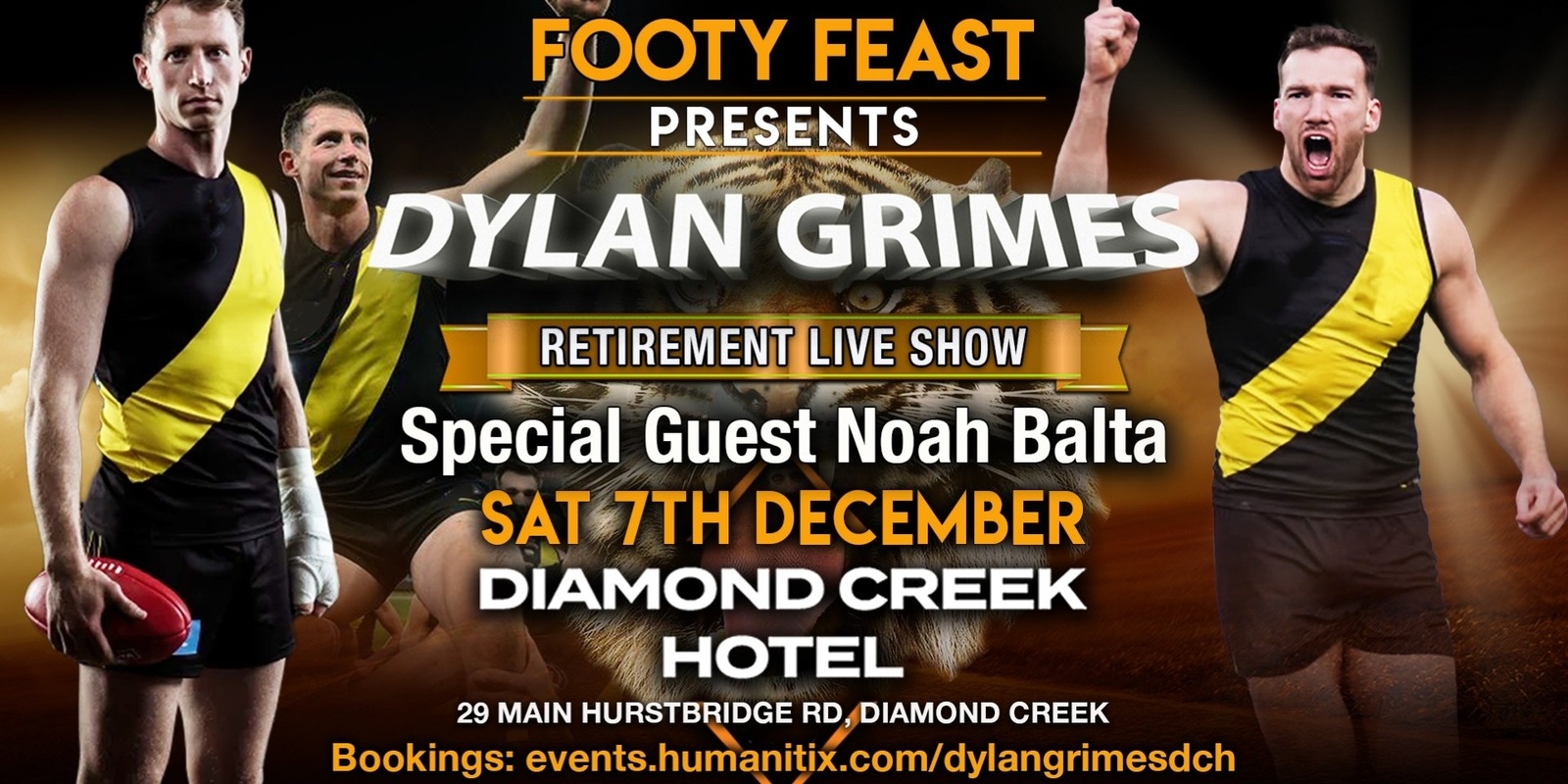 Banner image for Dylan Grimes Retirement "Live Show"