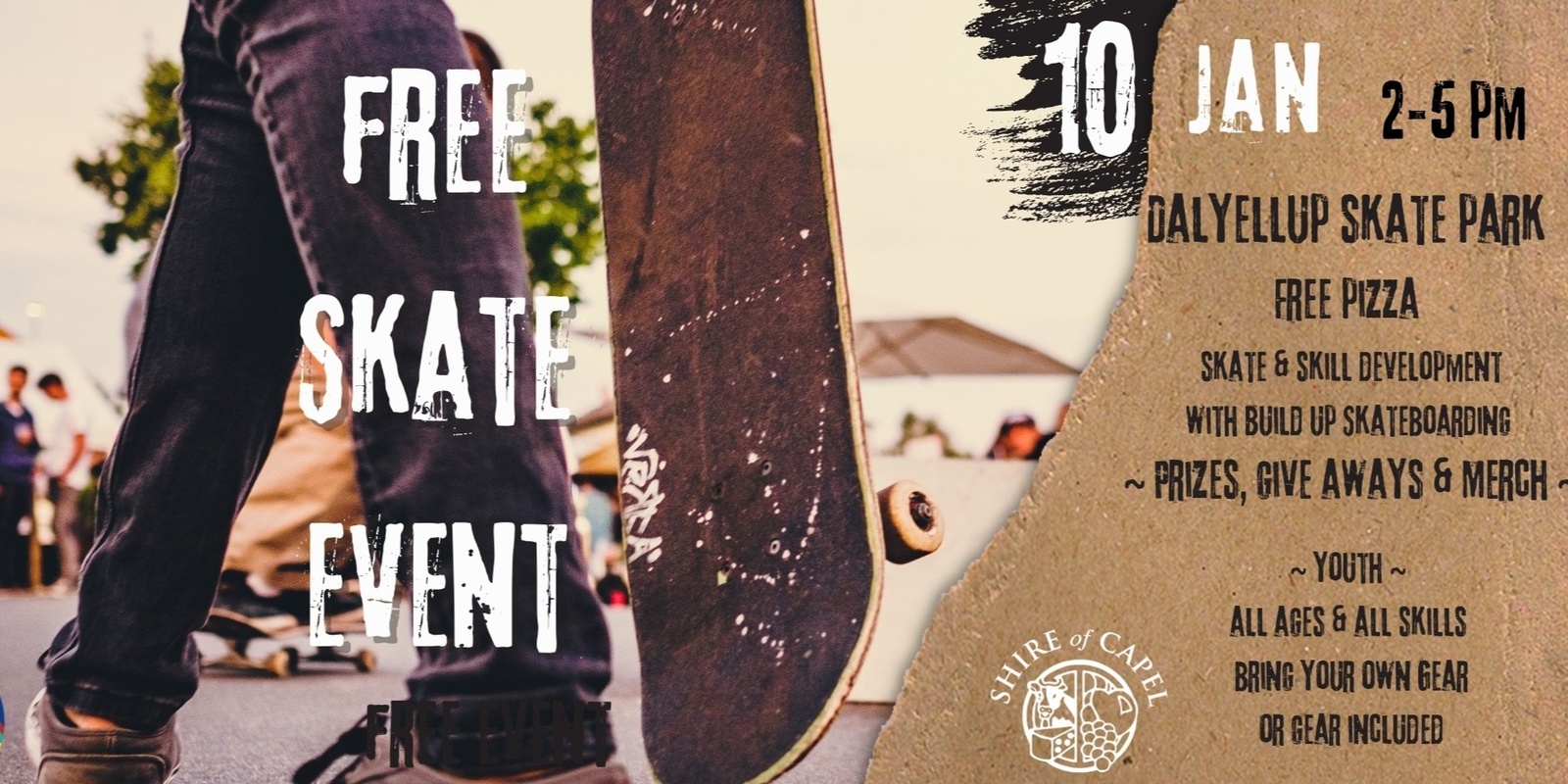 Banner image for Free Skate & Pizza - Event 