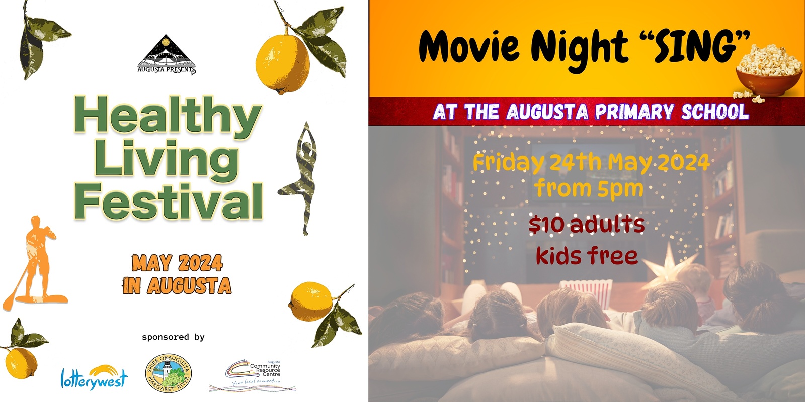 Banner image for Movie Night "SING" - Augusta Primary School Fundraiser