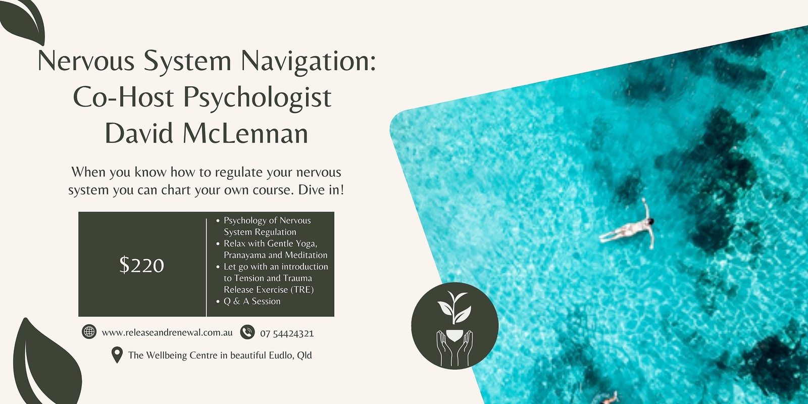 Banner image for Nervous System Navigation: Co-Host Psychologist David McLennan