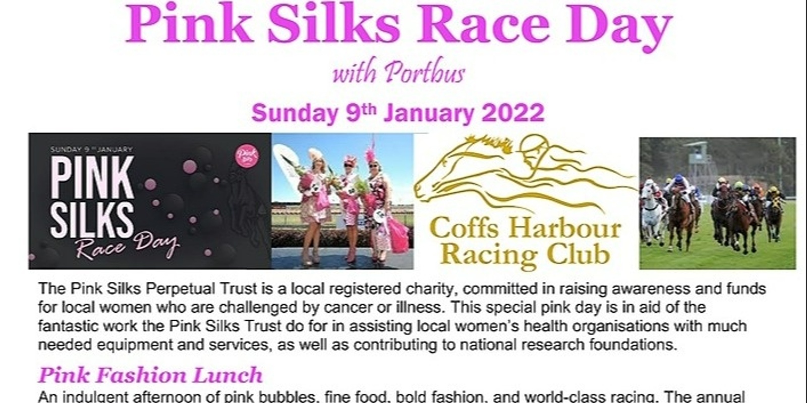 Banner image for Pink Silks Race Day