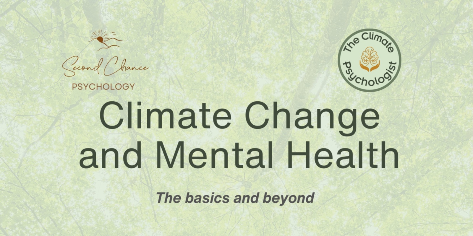 Banner image for Climate Change and Mental Health Webinar
