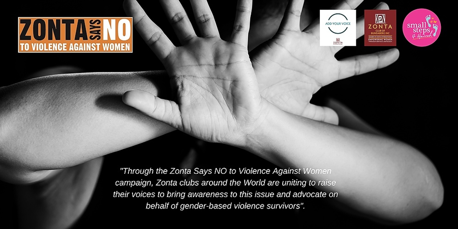 Banner image for Zonta Club of Bundaberg Inc - 16 Days of Activism Breakfast - Add Your Voice!