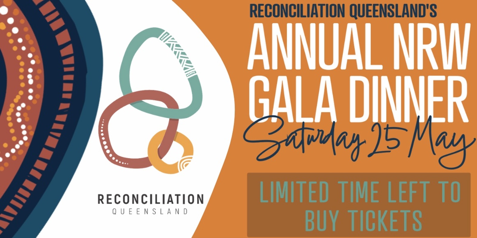 Banner image for Reconciliation Queensland - NRW Dinner 2024 - NOW MORE THAN EVER