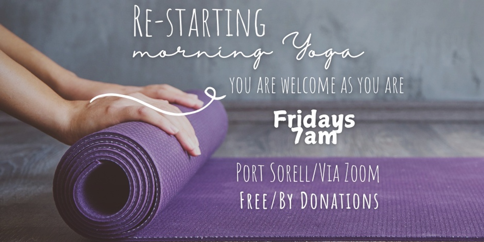 Banner image for Morning Yoga and Mindfulness in-person & Online