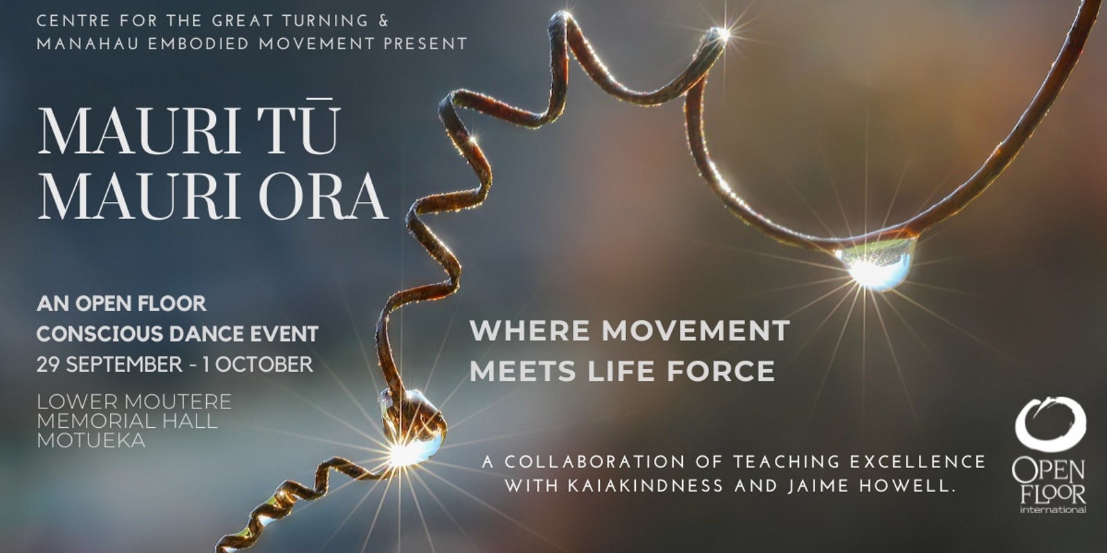 Banner image for Mauri Tū Mauri Ora - Where Movement Meets Life Force
