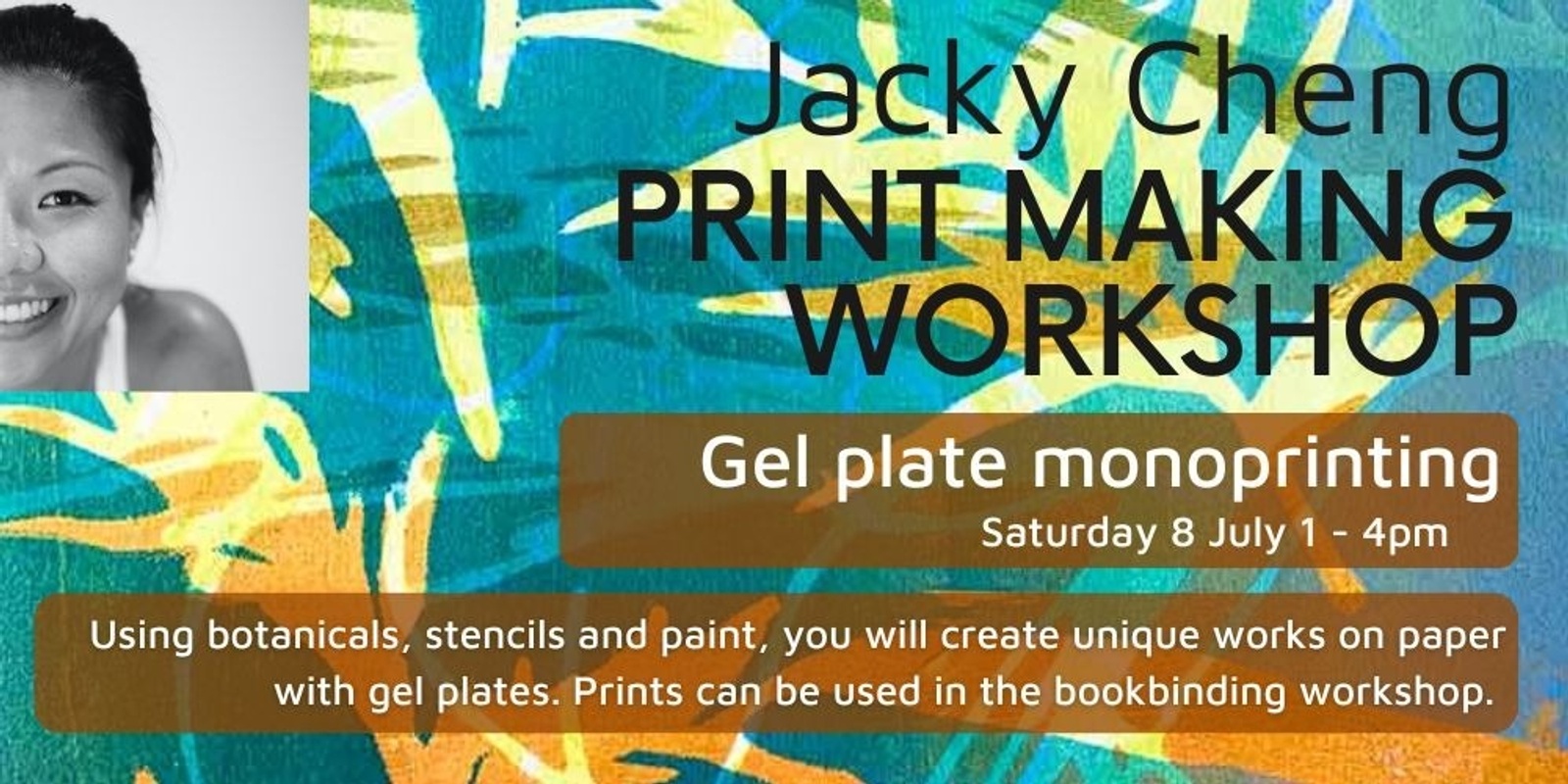 Banner image for Gel plate printing with Jacky Cheng