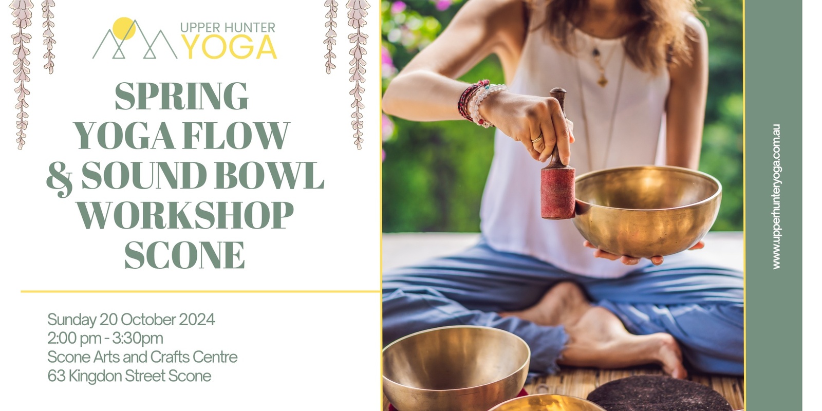 Banner image for Spring Yoga Flow & Sound Bowl Workshop Scone