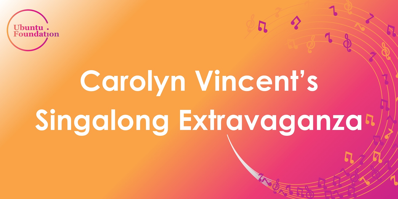 Banner image for Carolyn Vincent's Singalong Extravaganza