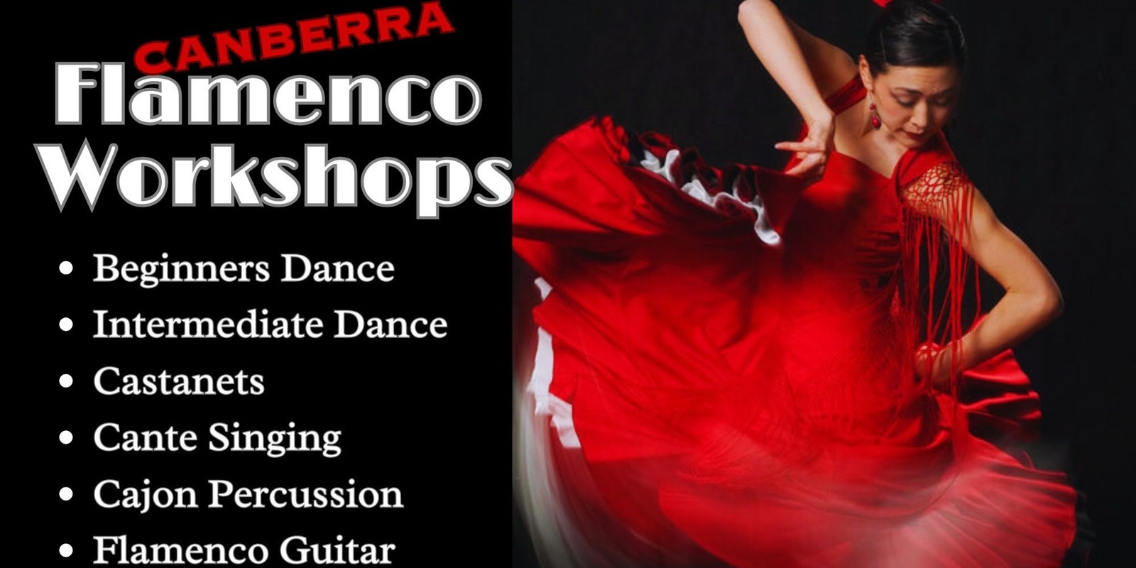 Banner image for Canberra Flamenco Dance & Music Workshop Weekend!