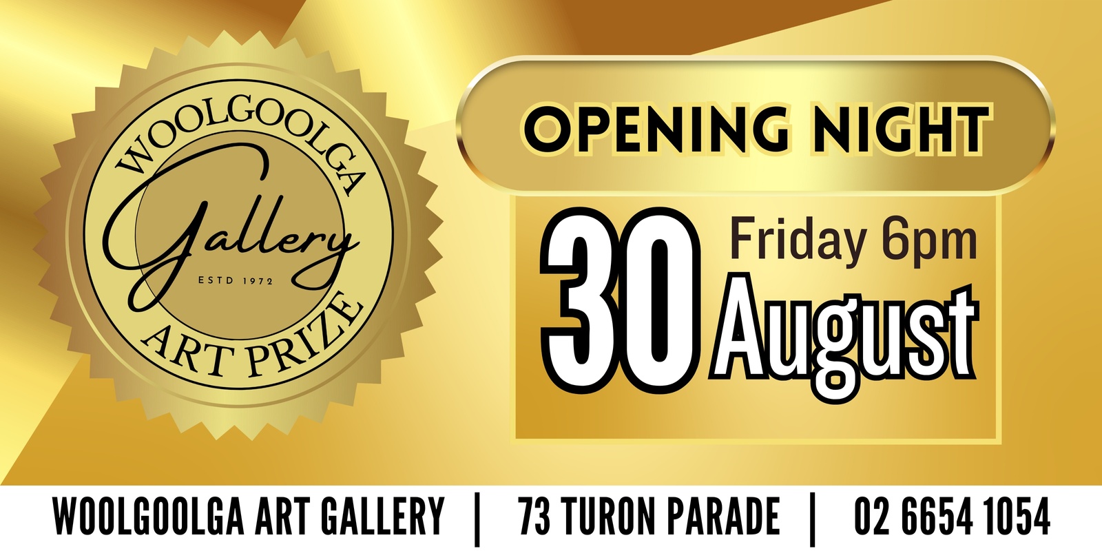 Banner image for Woolgoolga Art Prize Exhibition Opening