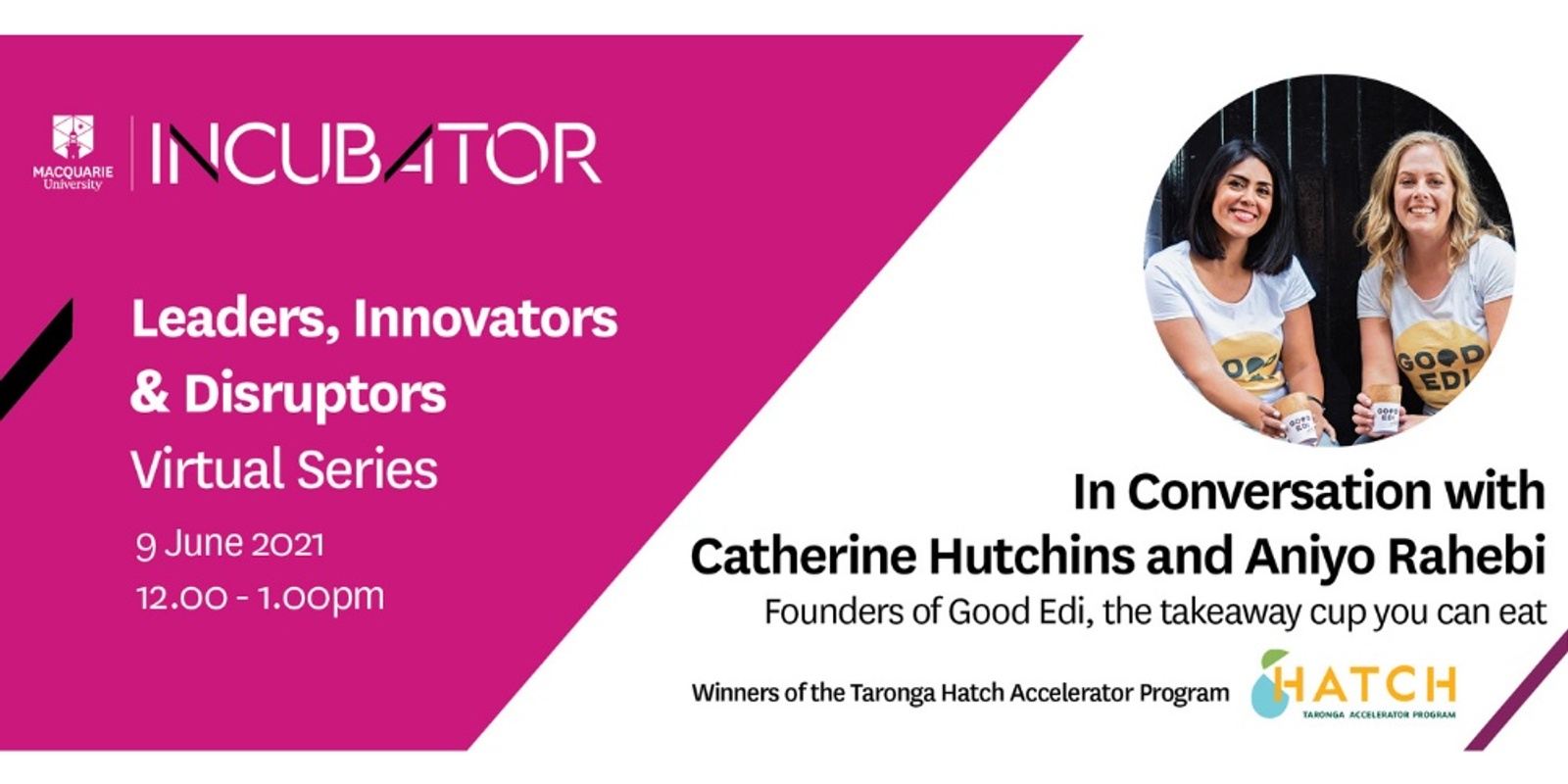 Banner image for Leaders, Innovators & Disruptors - In Conversation With Good Edi