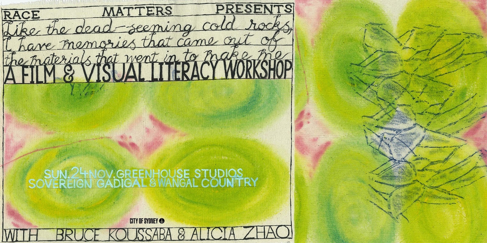 Banner image for A visual literacy workshop by Race Matters with Bruce Koussaba & Alicia Zhao 