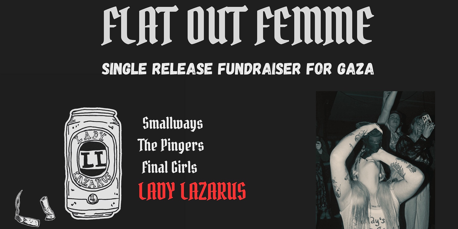 Banner image for Flat Out (Femme) - Single Launch