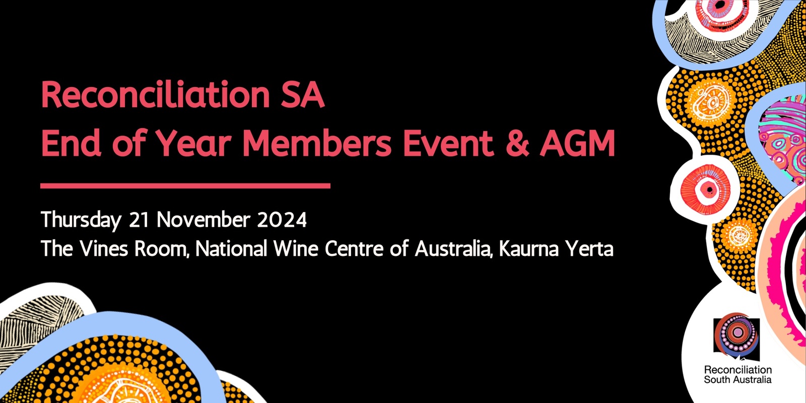 Banner image for Reconciliation SA End of Year Members Event & AGM