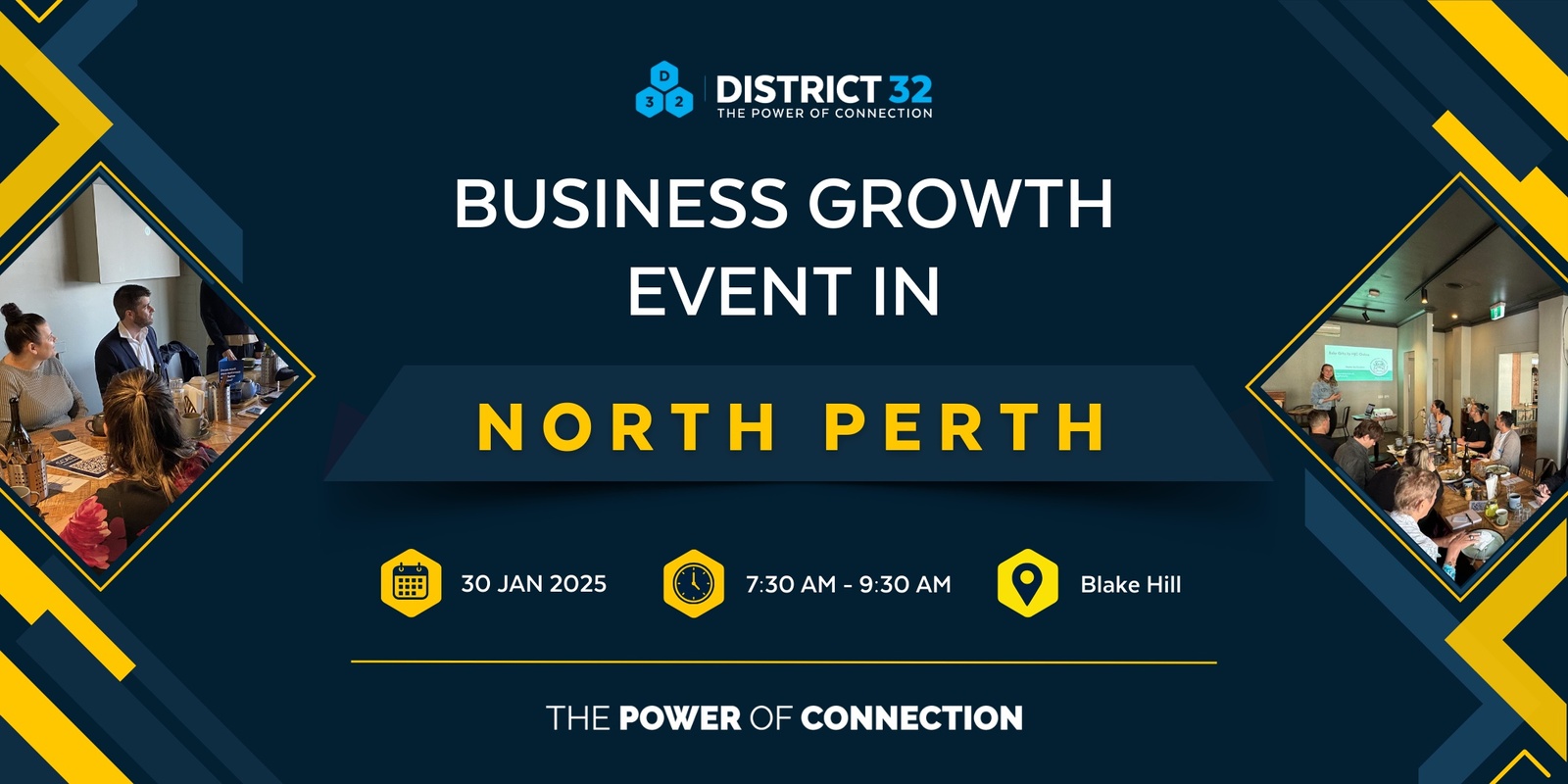 Banner image for District32 Business Networking Perth – North Perth - Thu 30 Jan