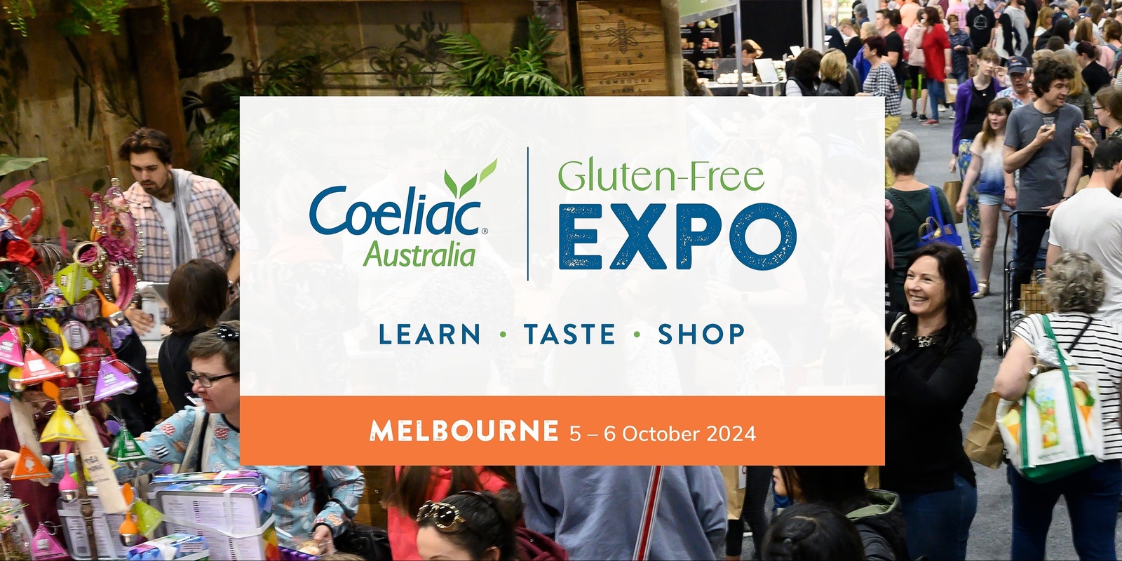 Banner image for Coeliac Australia Gluten Free Expo - Melbourne 5-6 October 2024