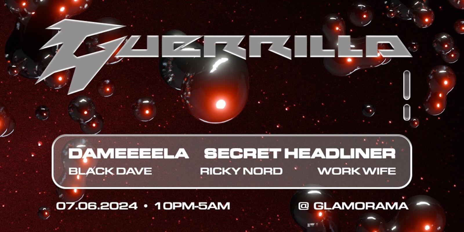 Banner image for Guerrilla Winter Showcase feat. dameeeela, Secret Headliner & more.