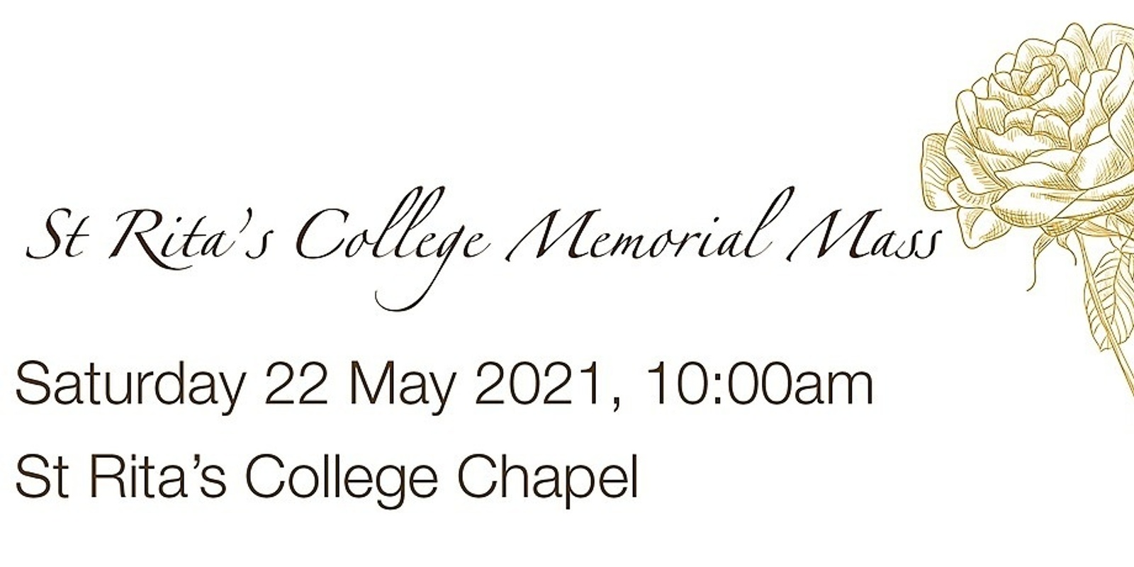 Banner image for St Rita's College Memorial Mass 2021