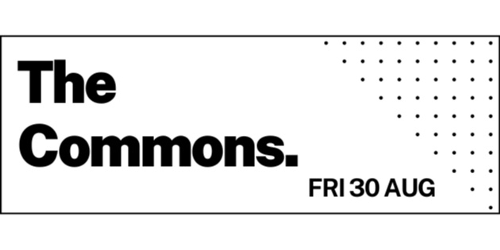 Banner image for The Commons #1