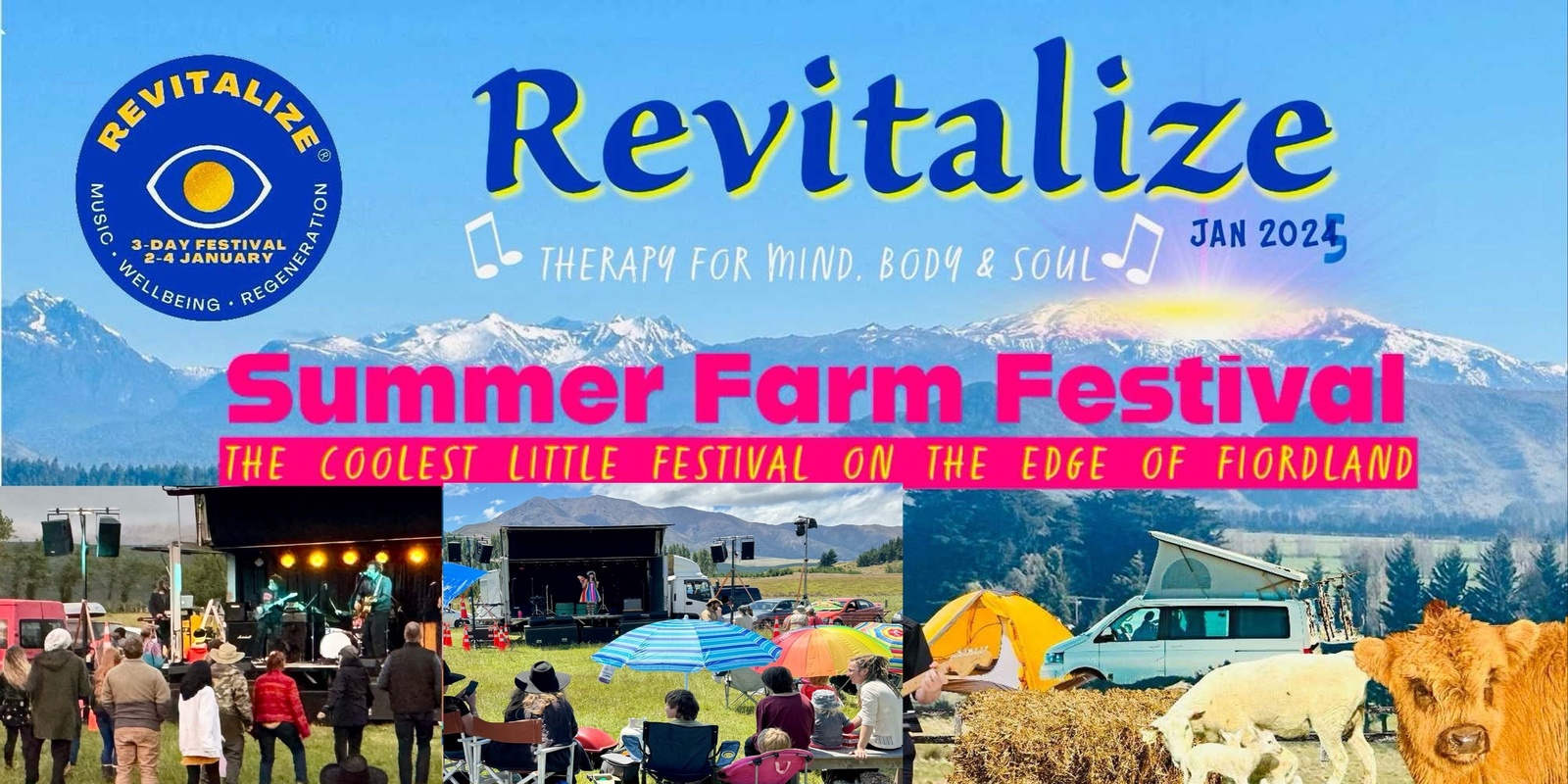 Banner image for Revitalize organic farm healing music festival