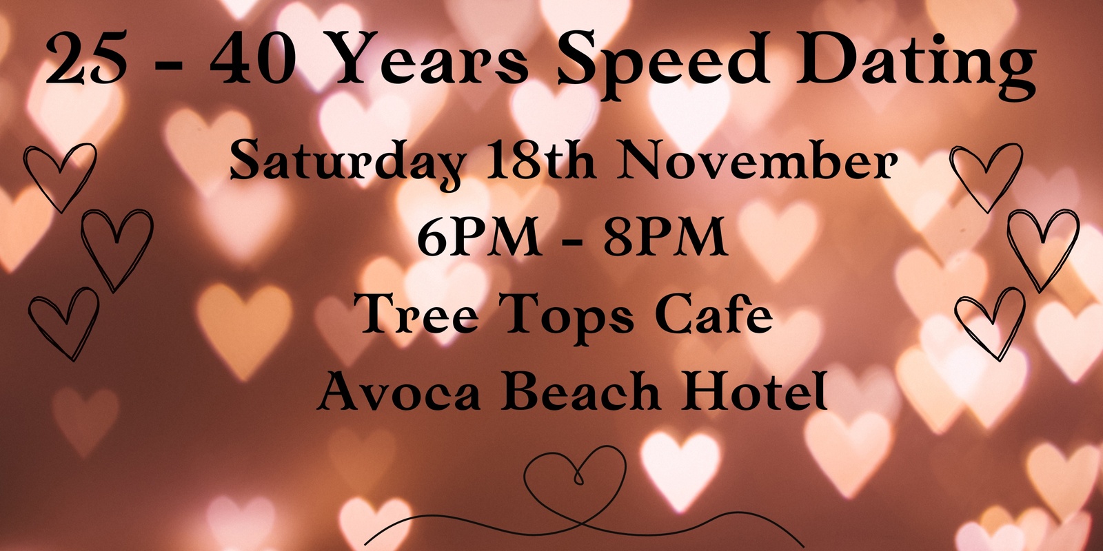 Banner image for 25 - 40 Years Speed Dating 