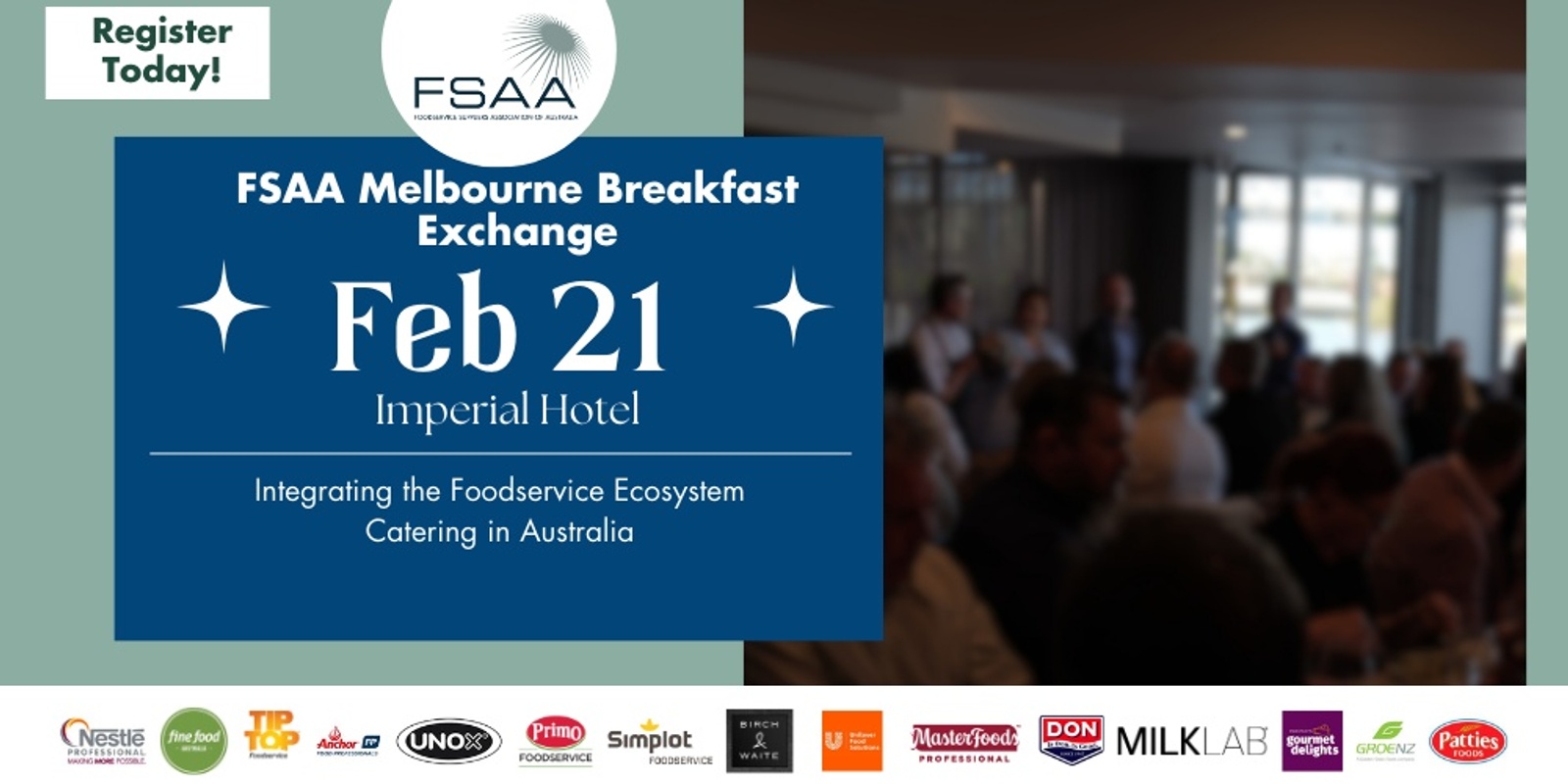 Banner image for Integrating the Foodservice Ecosystem – Catering in Australia