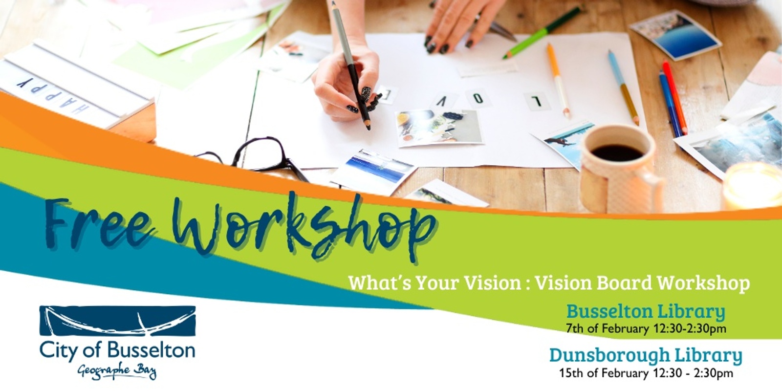 What's Your Vision: vision board workshop - Busselton. | Humanitix