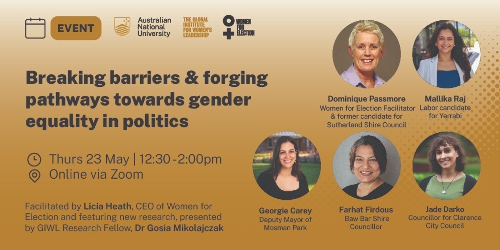 Banner image for Breaking barriers and forging pathways towards gender equality in politics