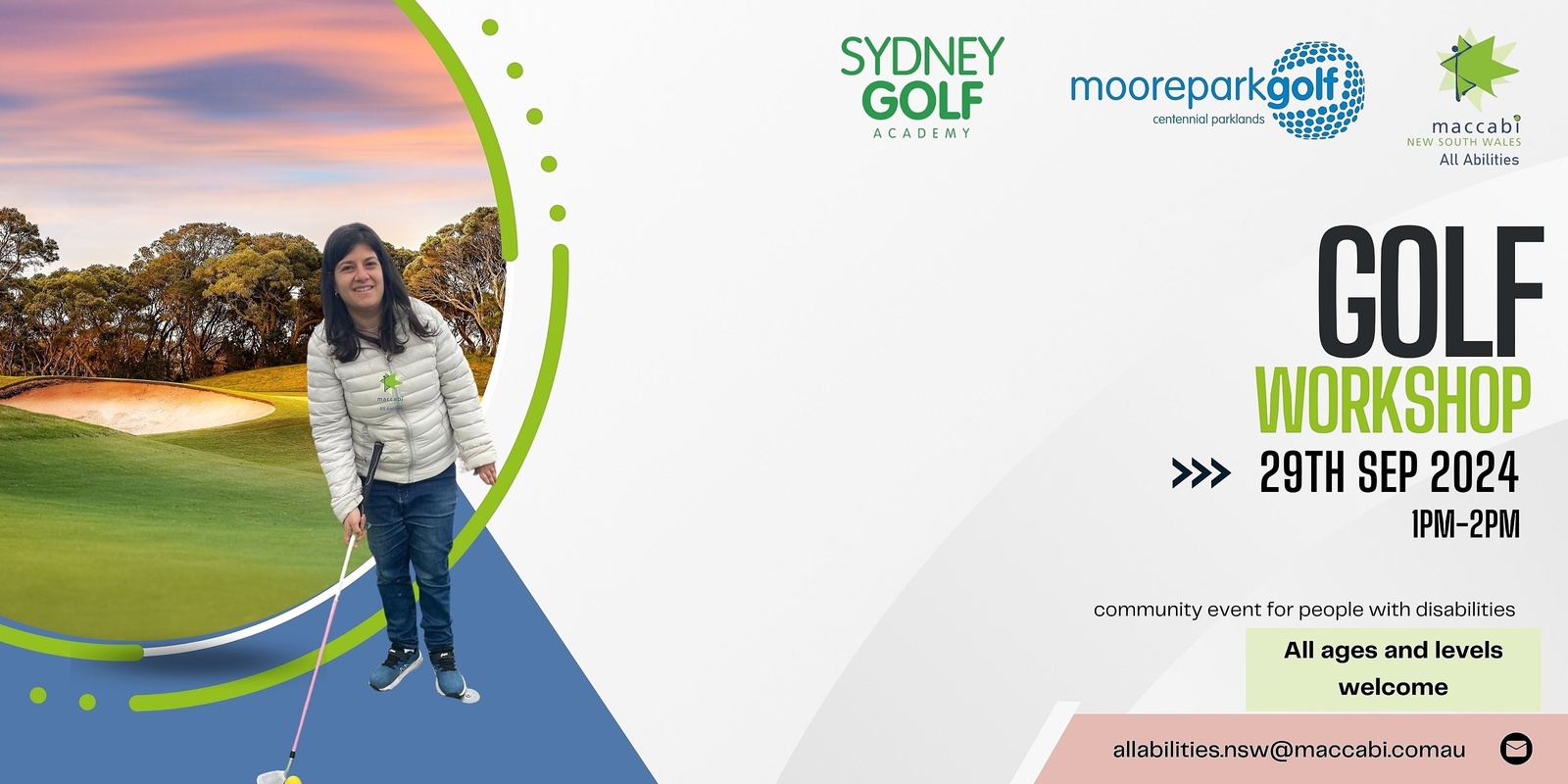 Banner image for Maccabi All Abilities Golf Workshop 2024