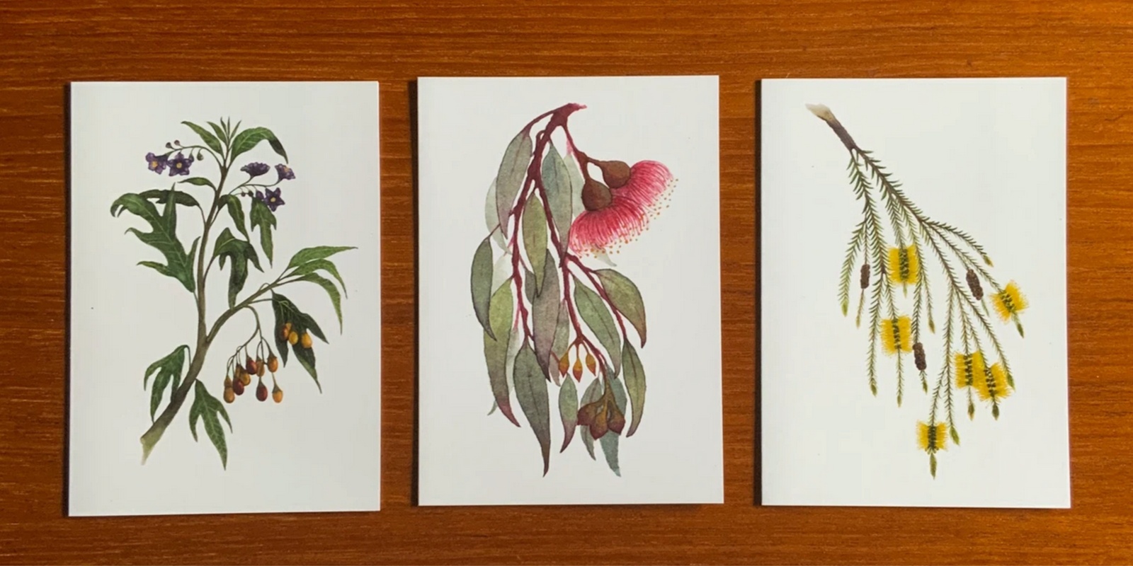 Banner image for Beginner Botanical Watercolours: Seasons Greetings Cards with Caro