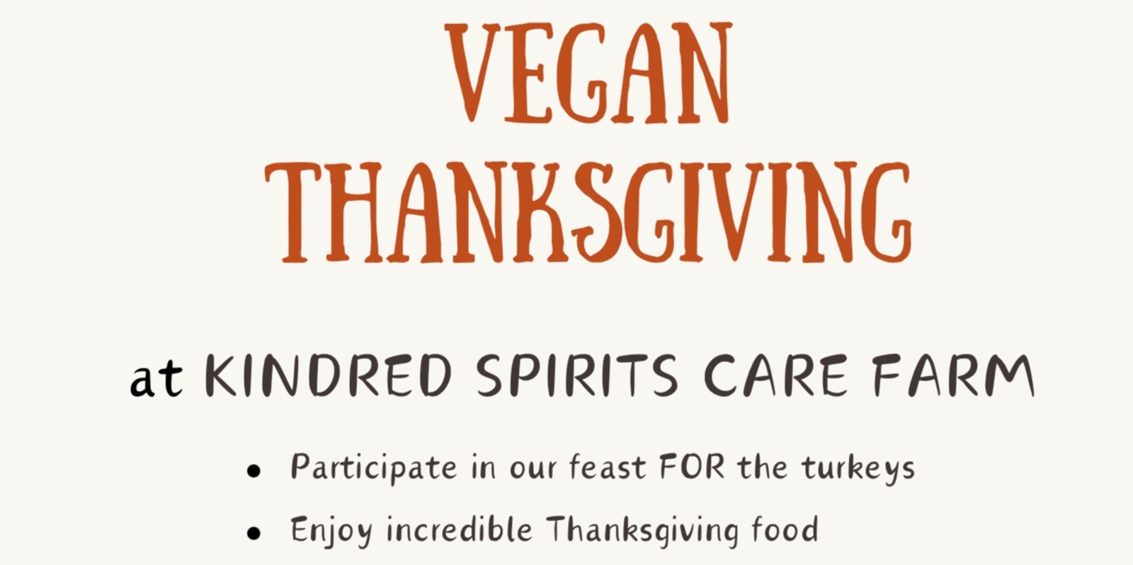 Banner image for Thanksgiving Feast at the Ranch