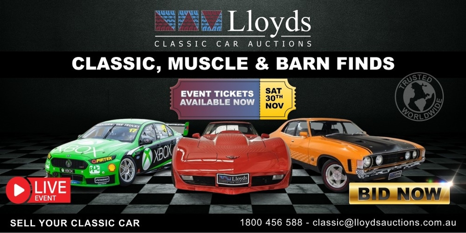 Banner image for Classic, Muscle and Barn Finds LIVE.