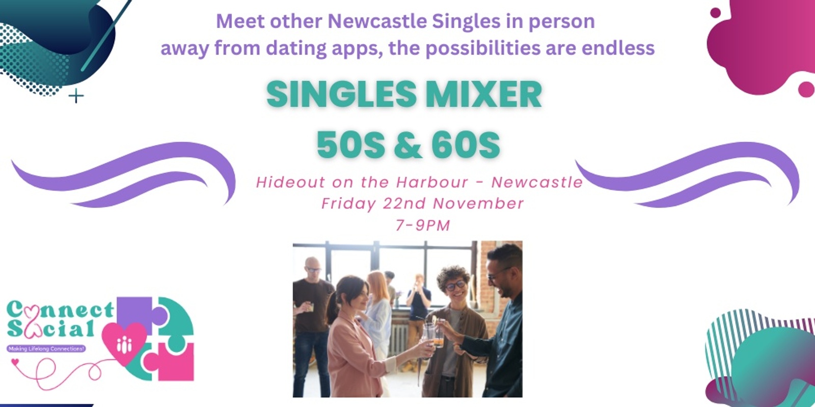 Banner image for Newcastle Single Mixer Night 50s and 60s