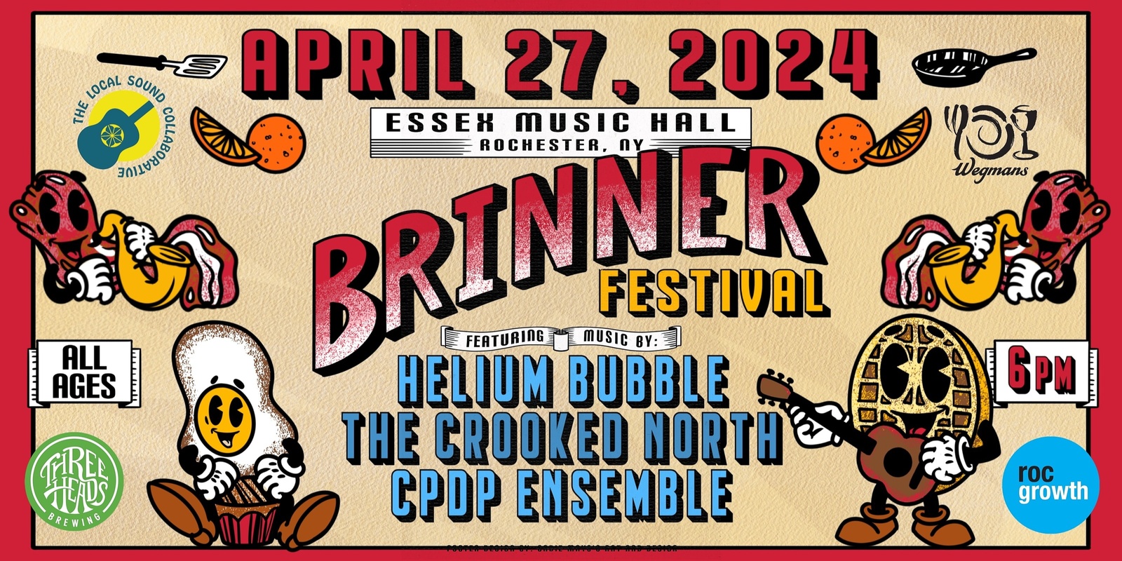 Banner image for Brinner Fest - A Benefit for The Local Sound Collaborative - ft. Helium Bubble, Crooked North, and CPDP Ensemble
