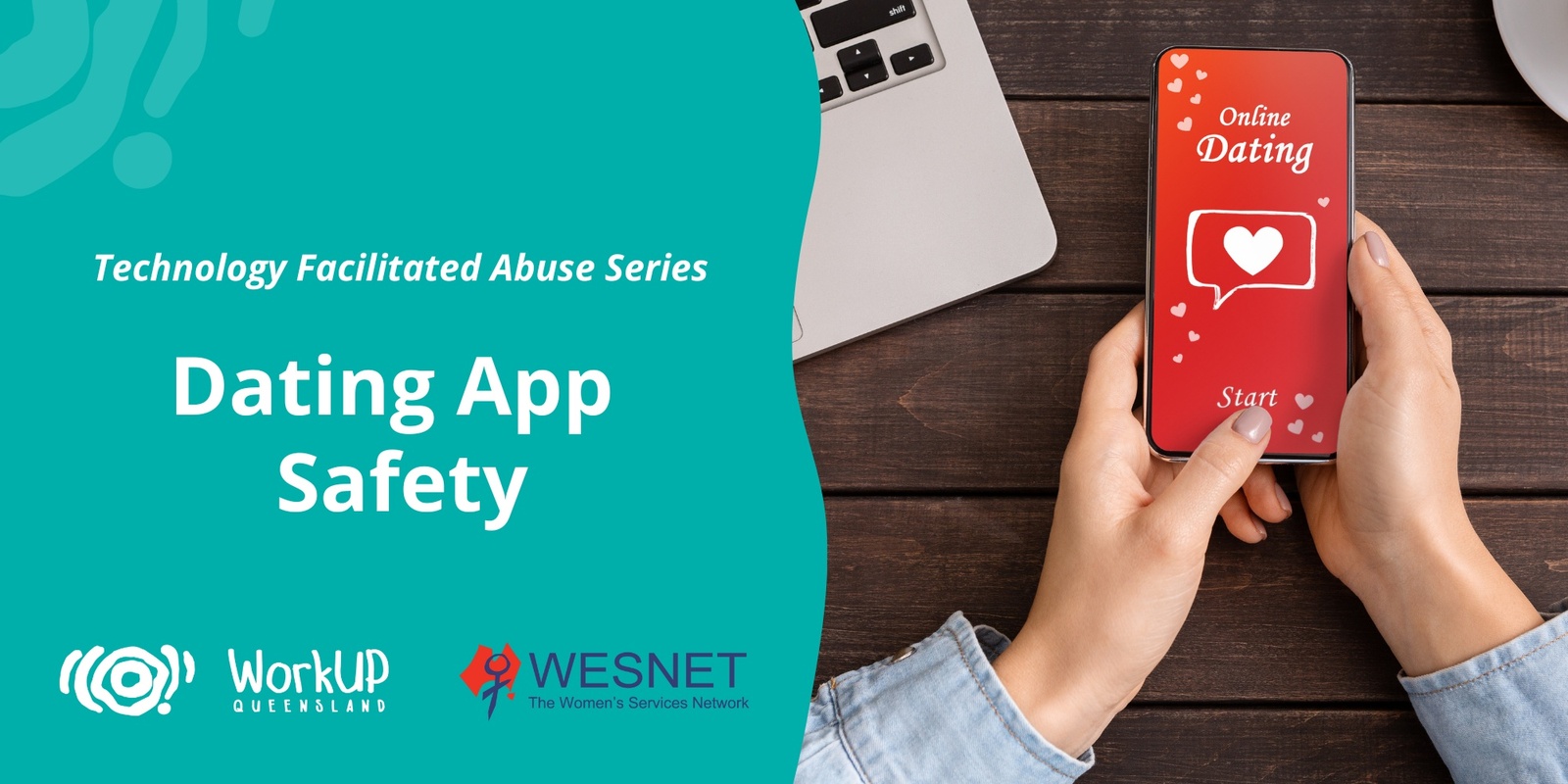 Banner image for Dating App Safety (Online)