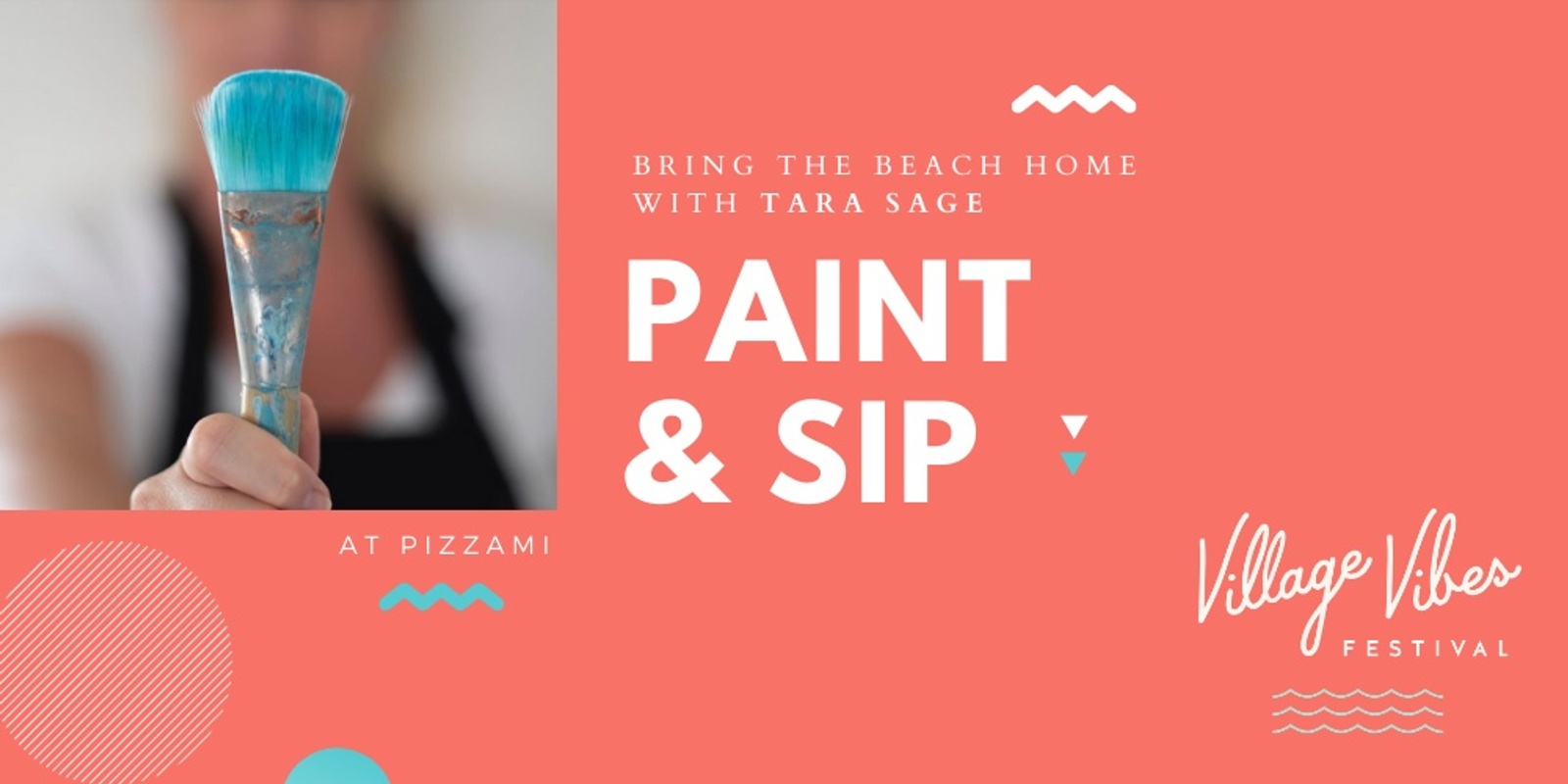 Banner image for Paint & Sip with Tara Sage at Pizzami | Village Vibes