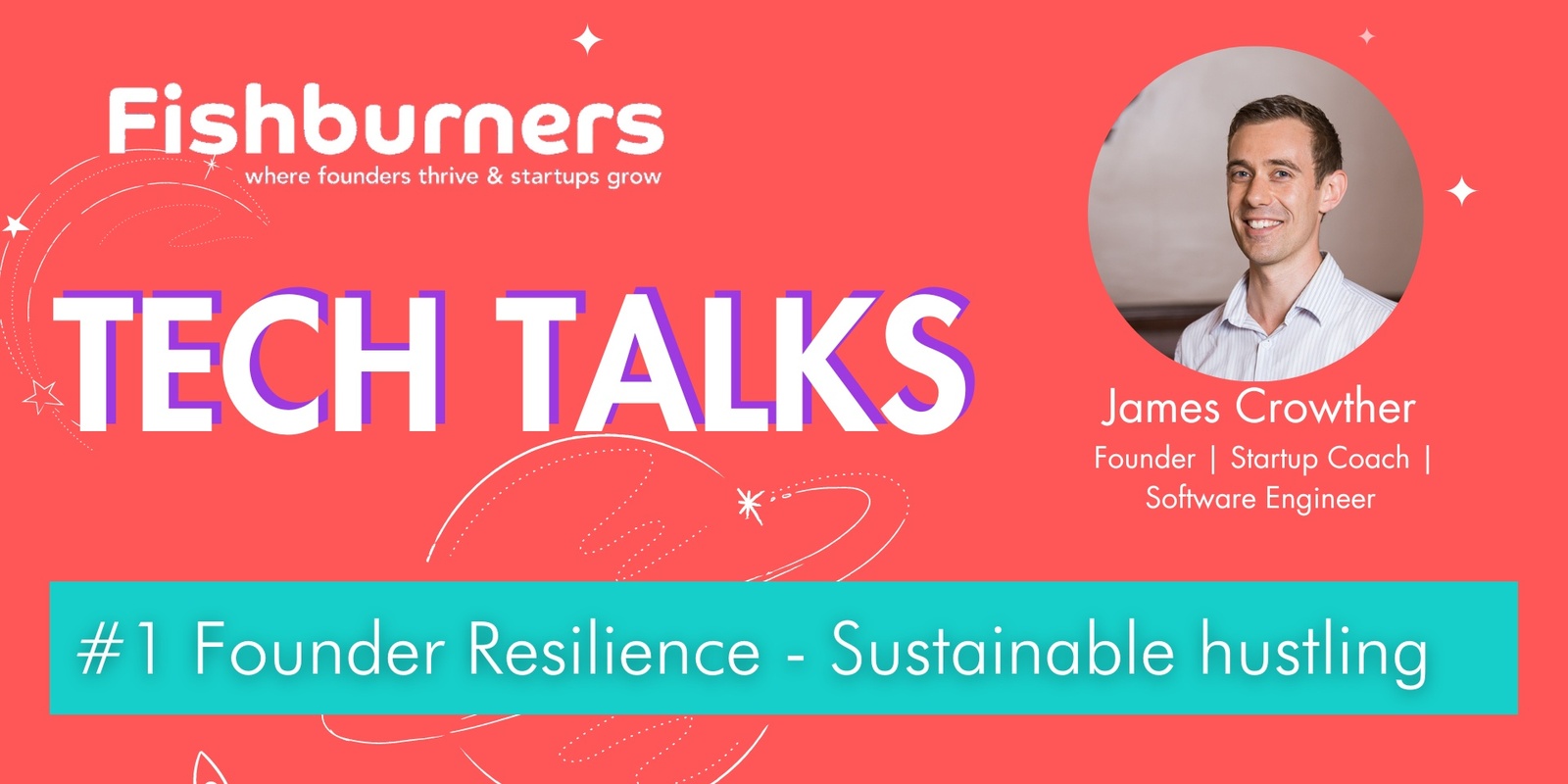 Banner image for TechTalks #1: Founder Resilience - Sustainable Hustling