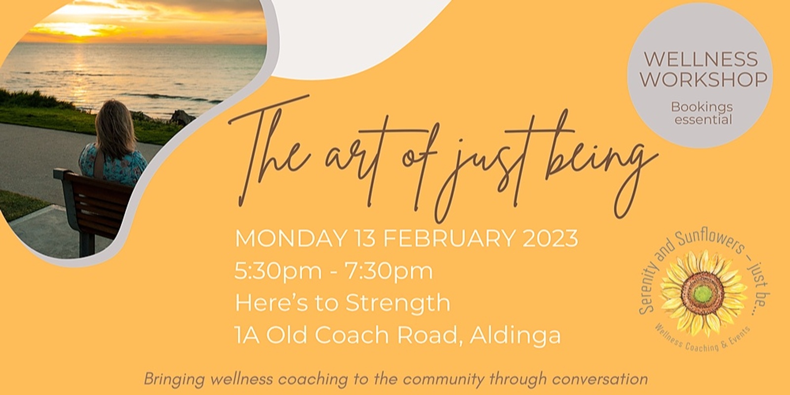 Banner image for The art of just being (Wellness Workshop)