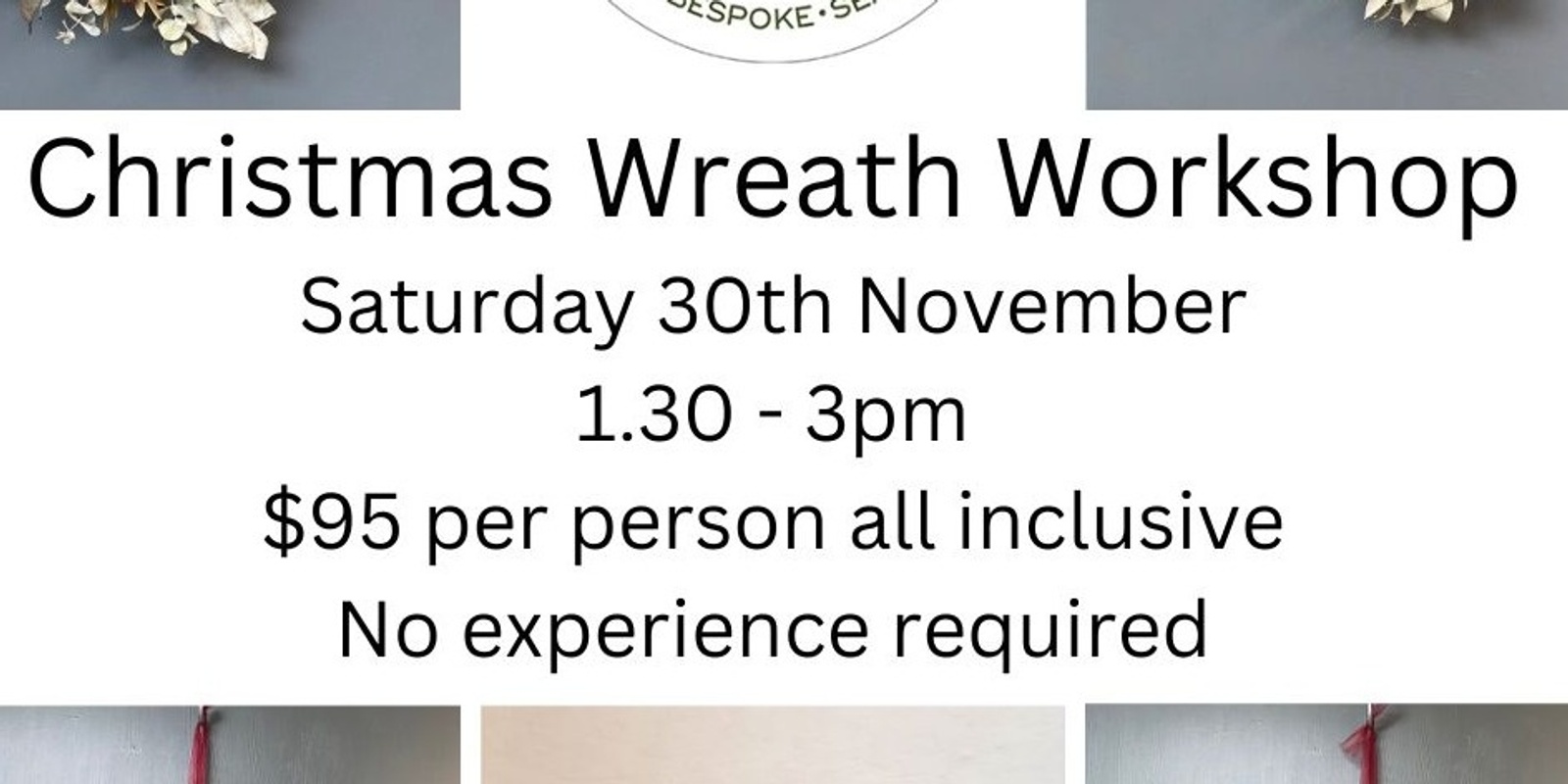 Banner image for Afternoon Christmas Wreath Workshop 