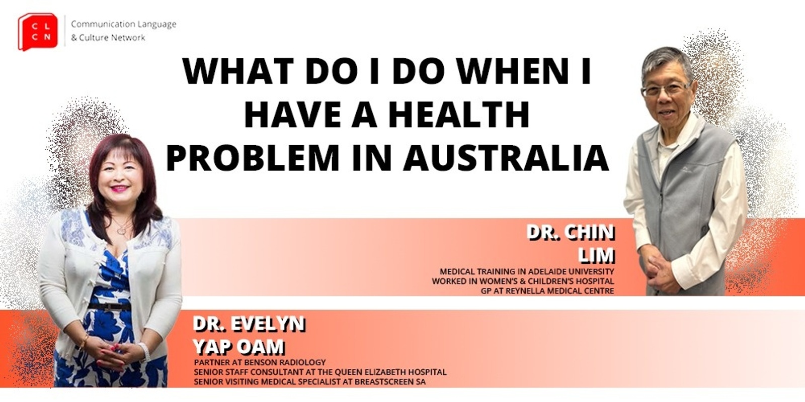 Banner image for CLCN Student Care Initiative #5 What Do I Do When I Have a Health Problem in Australia?