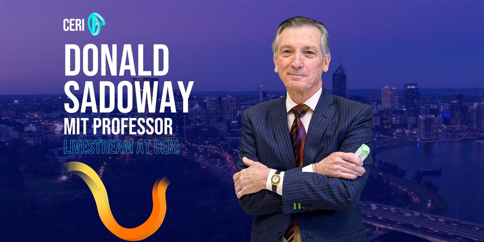 Banner image for Livestream at CERI | MIT Professor Donald Sadoway