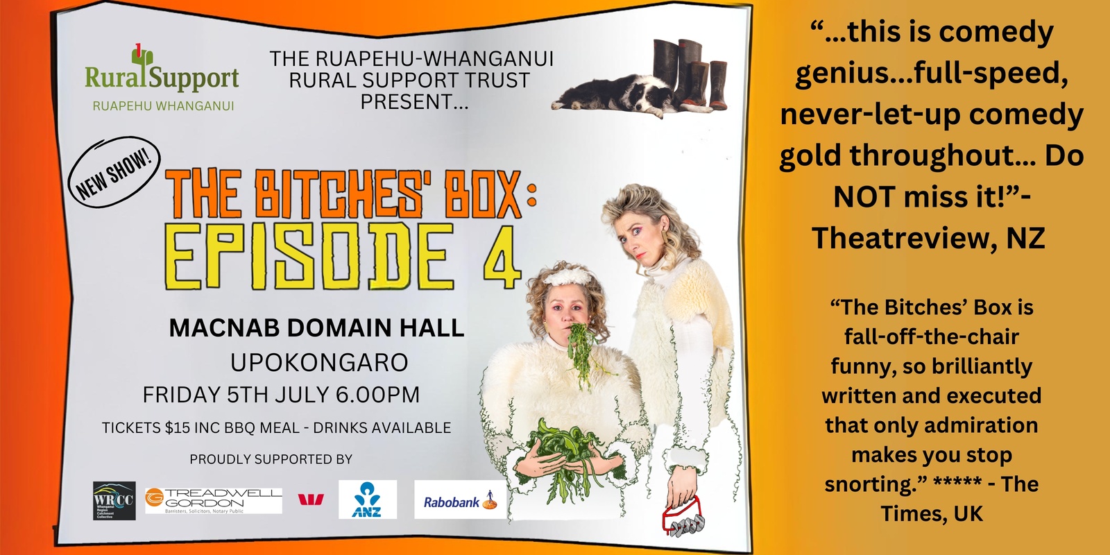 Banner image for The Bitches' Box "Episode 4" Whanganui Show