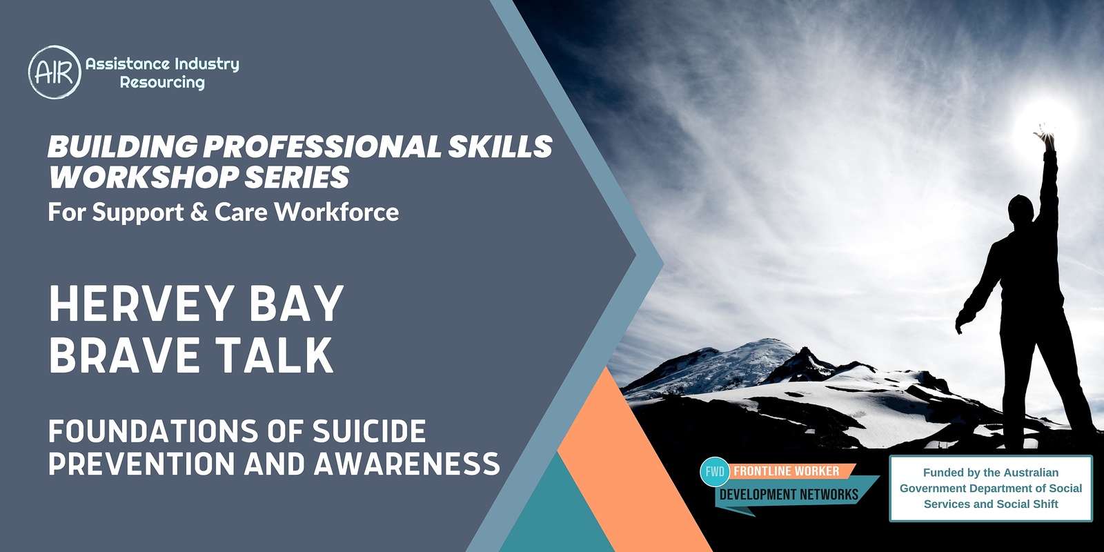 Banner image for Brave talk – Foundations of suicide prevention and awareness